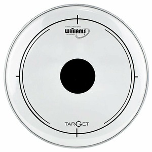 Пластик для барабана Williams DT2-7MIL-16 Double Ply Clear Oil Target Dot Series 16 - 7-MIL