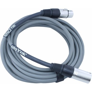 Кабель аудио 1xXLR - 1xXLR GS-PRO XLR3F-XLR3M grey 3.0m