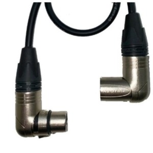 Кабель аудио 1xXLR - 1xXLR GS-PRO XLR3M-R - XLR3F-R black 0.5m