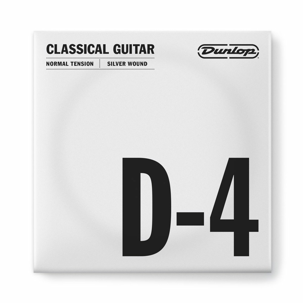 Струны для классической гитары DUNLOP DCV04DNS Nylon Silver Wound D-4