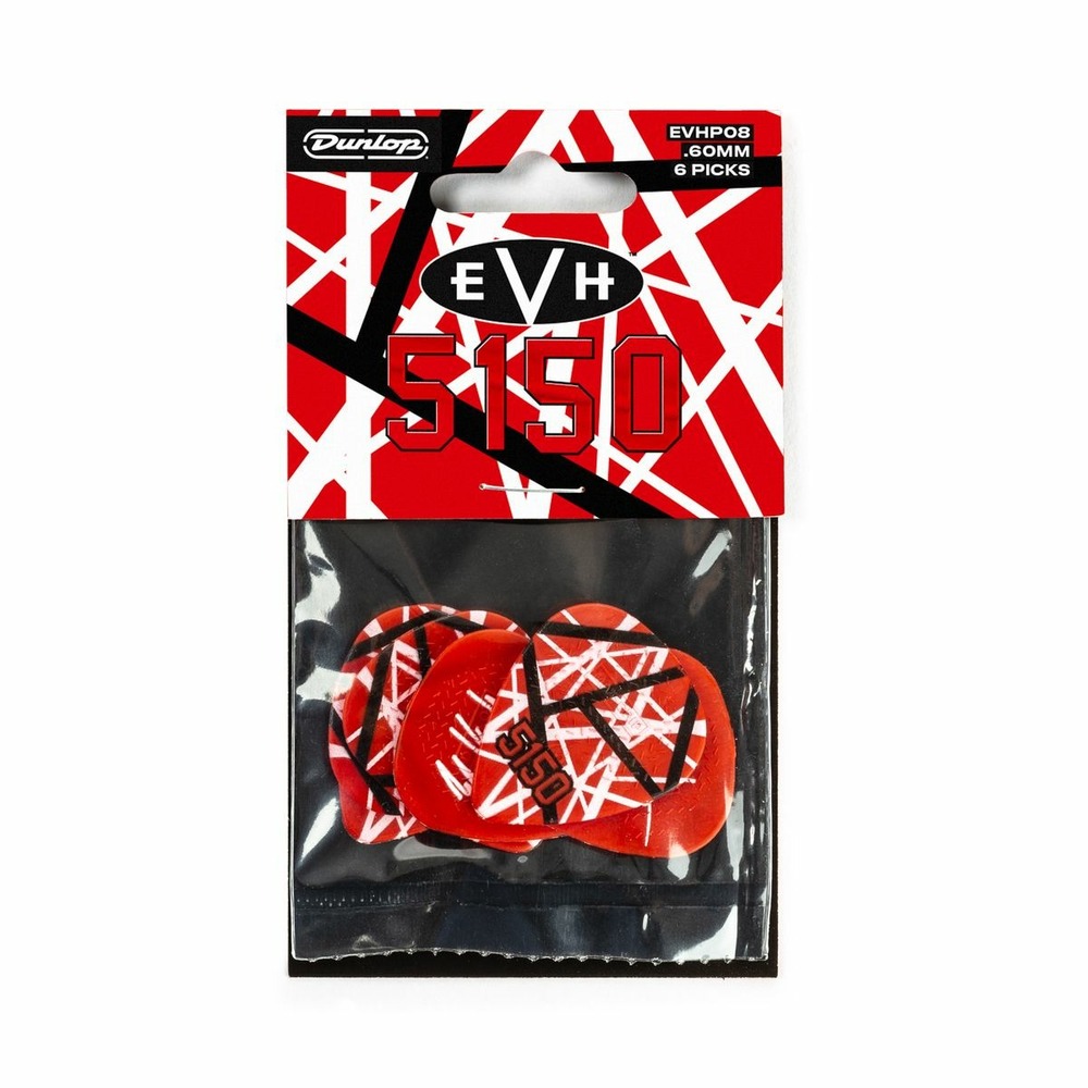 Медиатор DUNLOP EVHP08 Eddie Van Halen Max-Grip 6Pack