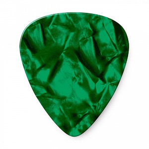 Медиатор DUNLOP 483P12TH Celluloid Green Pearloid Thin 12Pack