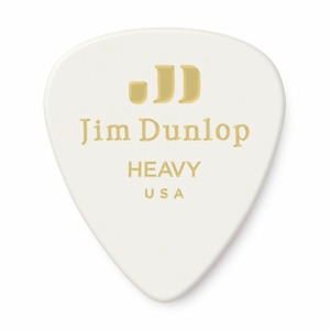 Медиатор DUNLOP 483P01HV Celluloid White Heavy 12Pack