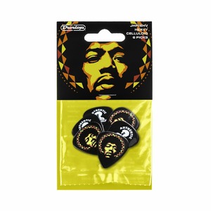 Медиатор DUNLOP JHP16HV Jimi Hendrix Aura Mandala 6Pack