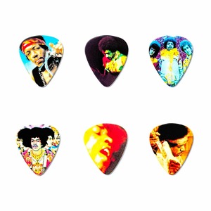 Медиатор DUNLOP JHPT08H Jimi Hendrix Montage Pick Tin