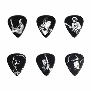 Медиатор DUNLOP JHPTR06M Jimi Hendrix Silver Portrait Pick Tin