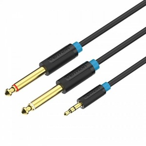 Кабель аудио 1xMini Jack - 2xJack Vention BACBF 1.0m