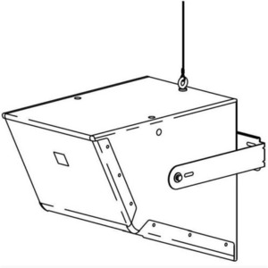 Крепление настенное для концертной акустики Electro-Voice EVC-UB3-BLK