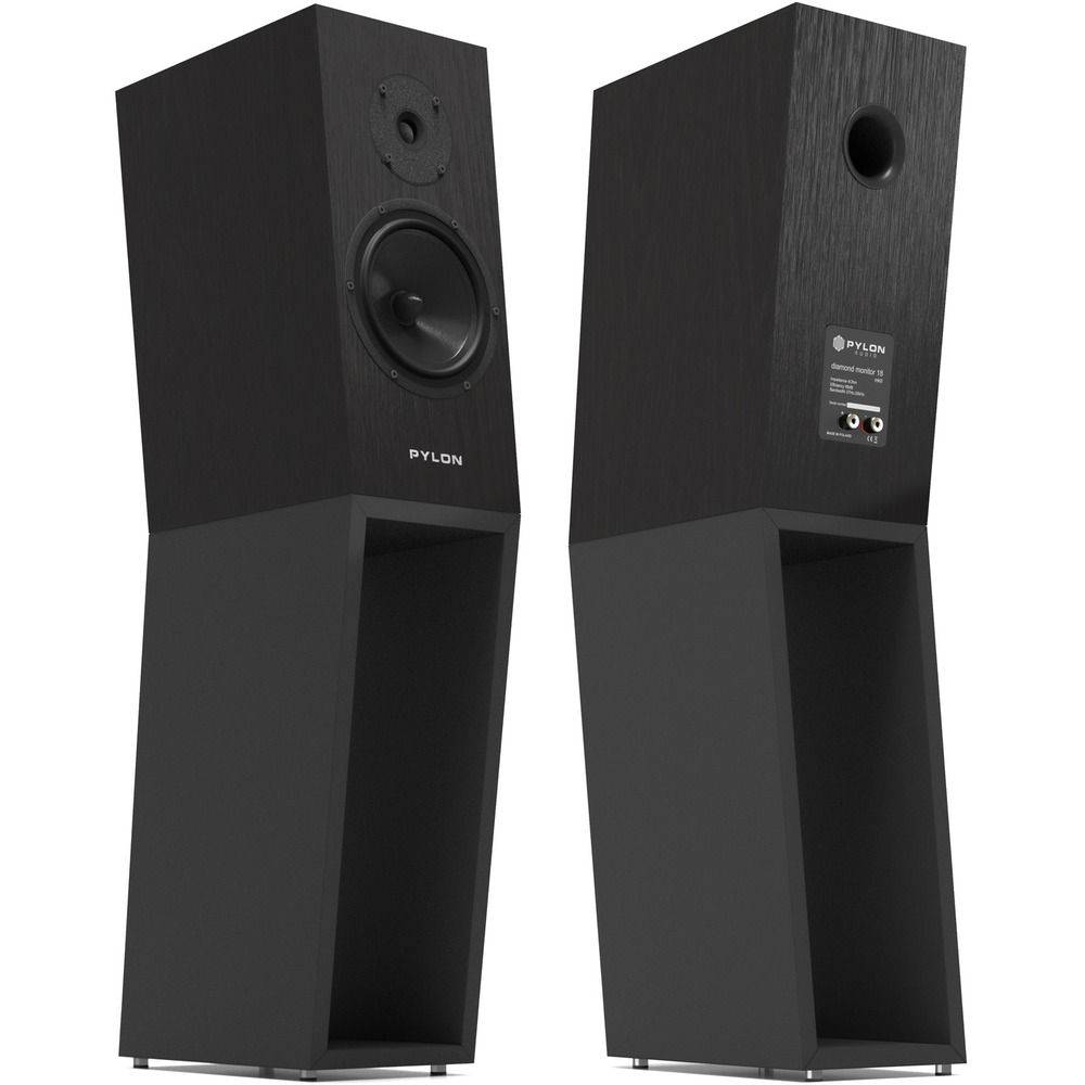 Полочная акустика Pylon Audio Diamond Monitor 18 mk II Natural Veneer Oak, Lacquer Black