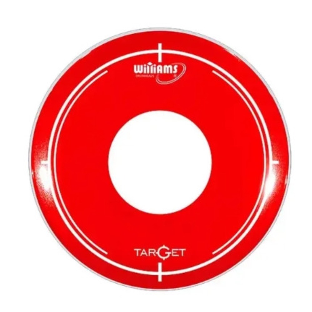 Пластик для барабана Williams RDT2-7MIL-08 Target Dot Series Red