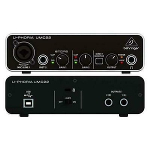 Внешняя звуковая карта с USB Behringer UMC22