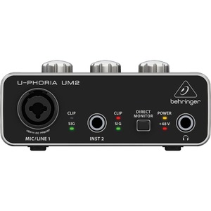 Внешняя звуковая карта с USB Behringer UM2 U-PHORIA