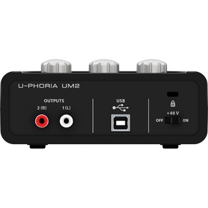 Внешняя звуковая карта с USB Behringer UM2 U-PHORIA