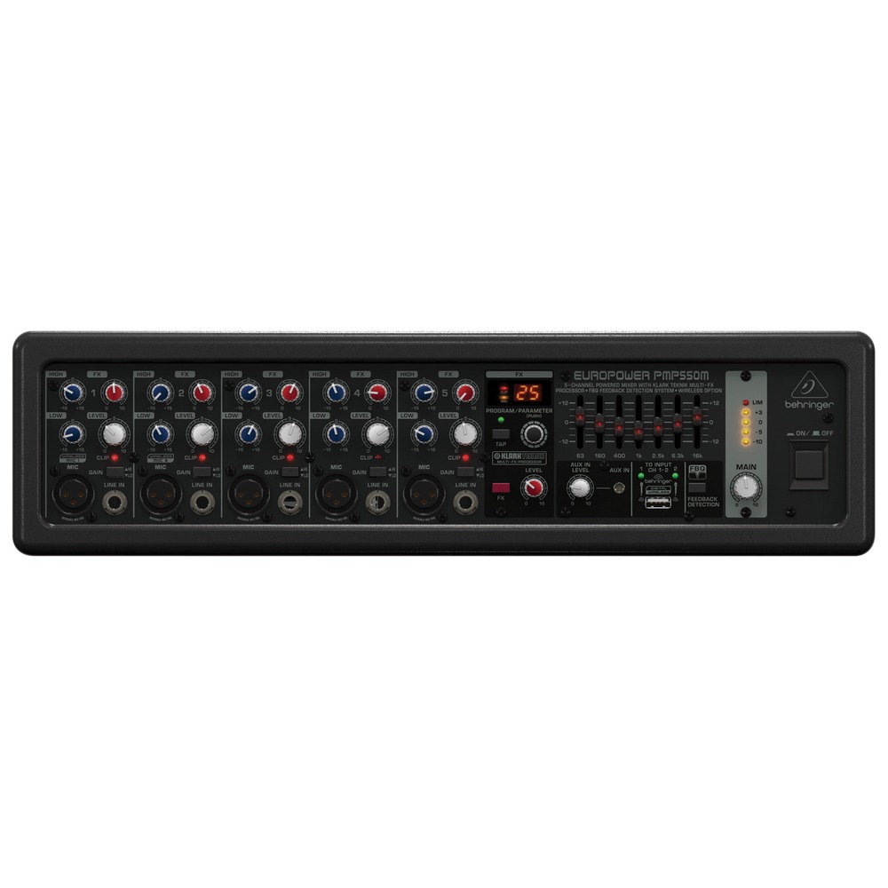 Микшер с усилителем Behringer PMP 550M EUROPOWER