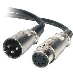 Кабель аудио 1xXLR - 1xXLR CHAUVET DMX3P5FT DMX Cable 1.5m